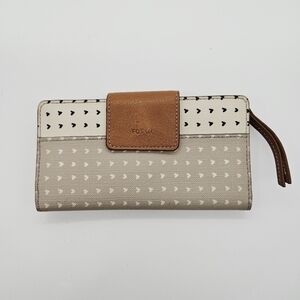 FOSSIL | Logan leather RFID blocking tab wallet